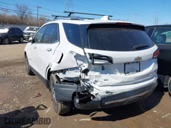 2023 Chevrolet Equinox Premier с VIN 3GNAXNEG7PL120174, выставлен на аукционе IAAI как лот 41739033 с пробегом 22 307 миль миль и . История ставок и продаж доступна на DreamBid. Изображение 3.