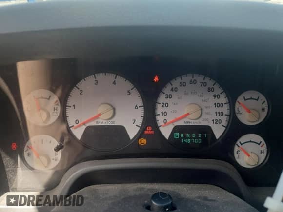 2006 Dodge 1500 SLT с VIN 1D7HA18N26S659500, выставлен на аукционе Copart как лот 81268695 с пробегом 148 700 миль миль и Чистый • Clean title. История ставок и продаж доступна на DreamBid. Изображение 9.