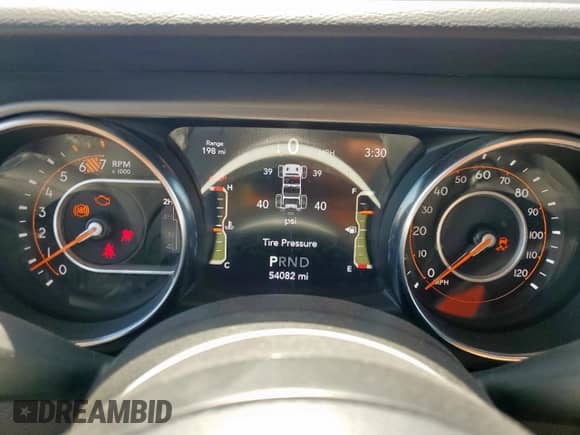2023 Jeep Wrangler Sport S with VIN 1C4HJXDG7PW526195, listed as a Copart auction lot 66521735 with 54,082 mi miles and Salvage title. Bid and sale history available at DreamBid. Image 9.