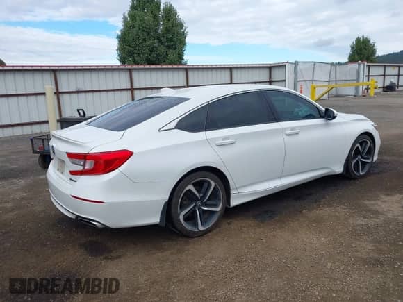 2018 Honda Accord Sport with VIN 1HGCV1F34JA021176, listed as a IAAI auction lot 43342324 with 155,847 mi miles and . Bid and sale history available at DreamBid. Image 4.