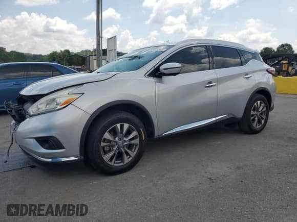 2017 Nissan Murano SL with VIN 5N1AZ2MGXHN191398, listed as a Copart auction lot 66371345 with 131,740 mi miles and Salvage title. Bid and sale history available at DreamBid. Image 1.