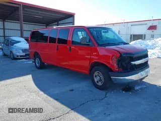 2013 Chevrolet Express Passenger LT с VIN 1GAZG1FA6D1176195, выставлен на аукционе IAAI как лот 41260006 с пробегом 88 664 миль миль и . История ставок и продаж доступна на DreamBid. Изображение 1.