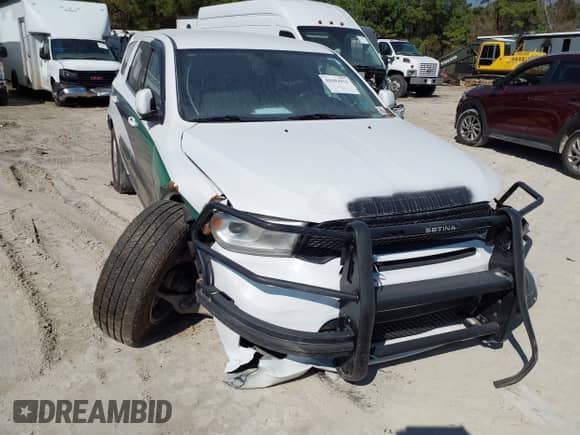 2020 Dodge Durango Pursuit with VIN 1C4SDJFT3LC381687, listed as a IAAI auction lot 41501933 with 55,586 mi miles and . Bid and sale history available at DreamBid. Image 6.