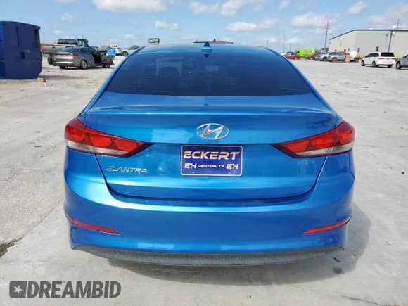 2017 Hyundai Elantra Value Edition with VIN KMHD84LF0HU245866, listed as a Copart auction lot 81701445 with 127,206 mi miles and Salvage title. Bid and sale history available at DreamBid. Image 6.