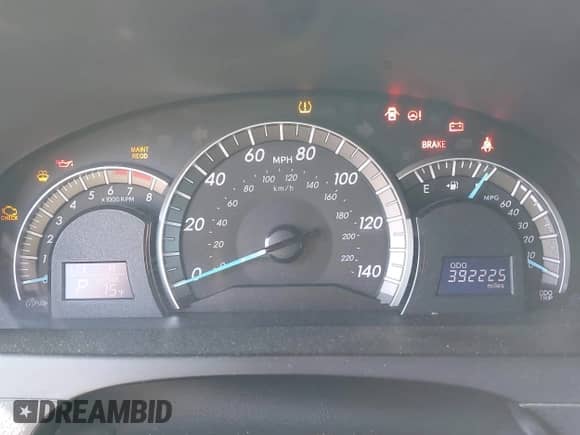 2013 Toyota Camry L with VIN 4T1BF1FK7DU674114, listed as a IAAI auction lot 43068424 with 392,225 mi miles and . Bid and sale history available at DreamBid. Image 7.