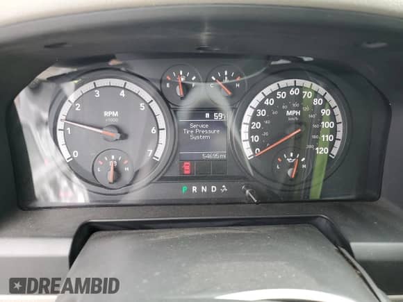 2012 Dodge RAM with VIN 3C6LD5AT6CG334502, listed as a Copart auction lot 50702555 with 54,695 mi miles and Salvage title. Bid and sale history available at DreamBid. Image 9.