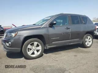 2017 Jeep Compass Sport with VIN 1C4NJCBA1HD124406, listed as a Copart auction lot 64469455 with 65,902 mi miles and Salvage title. Bid and sale history available at DreamBid. Image 1.
