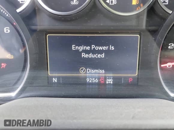 2022 Chevrolet Silverado 1500 Custom Trail Boss with VIN 3GCPYCEK3NG147175, listed as a IAAI auction lot 38760584 with 9,256 mi miles and . Bid and sale history available at DreamBid. Image 15.