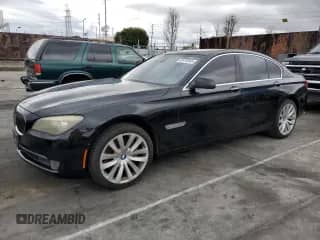 2011 BMW 7 Series with VIN WBAKX6C59BC197070, listed as a Copart auction lot 49120945 with 54,769 mi miles and Clean title. Bid and sale history available at DreamBid. Image 1.