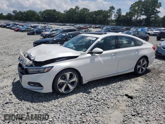 2020 Honda Accord Touring with VIN 1HGCV2F93LA017326, listed as a Copart auction lot 68592995 with 62,301 mi miles and Salvage title. Bid and sale history available at DreamBid. Image 1.