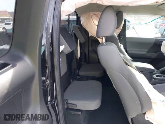 2021 Toyota Tacoma SR with VIN 3TYSZ5AN4MT050106, listed as a IAAI auction lot 41393521 with 46,185 mi miles and . Bid and sale history available at DreamBid. Image 8.