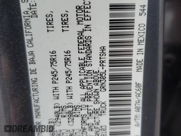 2022 Toyota Tacoma SR5 с VIN 3TMCZ5AN5NM488103, выставлен на аукционе Copart как лот 90063915 с пробегом 21 362 миль миль и Списание • Salvage title. История ставок и продаж доступна на DreamBid. Изображение 12.