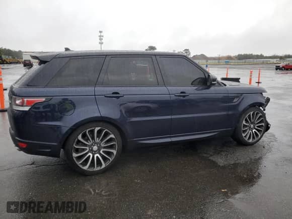 2016 Land Rover Range Rover Sport Autobiography with VIN SALWV2EF9GA590829, listed as a Copart auction lot 83398914 with 106,258 mi miles and Salvage title. Bid and sale history available at DreamBid. Image 3.