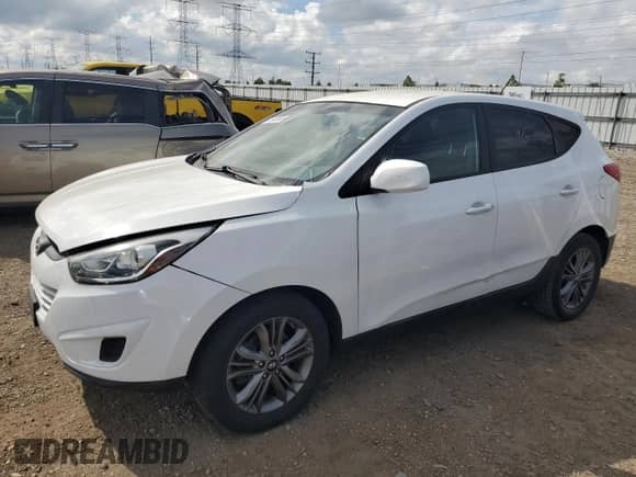 2015 Hyundai Tucson GLS z VIN KM8JTCAF9FU982060, wystawiony jako Copart lot #81547695 z przebiegiem 125 880 mil mil oraz Szkoda całkowita • Salvage title. Historia ofert i sprzedaży dostępna na DreamBid. Obrazek 1.