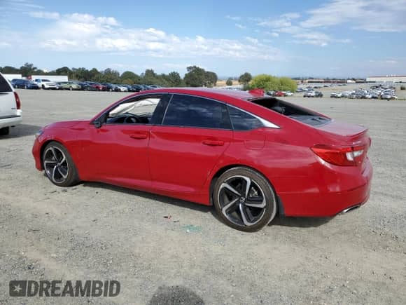 2018 Honda Accord Sport z VIN 1HGCV1F35JA082830, wystawiony jako Copart lot #82148385 z przebiegiem 42 746 mil mil oraz Szkoda całkowita • Salvage title. Historia ofert i sprzedaży dostępna na DreamBid. Obrazek 2.