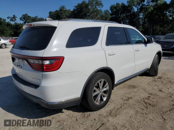 2016 Dodge Durango Limited with VIN 1C4RDHDG4GC340598, listed as a Copart auction lot 62467635 with 109,002 mi miles and Salvage title. Bid and sale history available at DreamBid. Image 3.