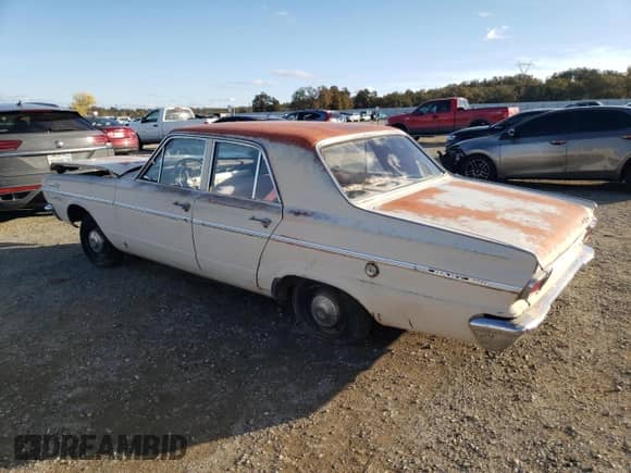 1966 Dodge Dart with VIN LH41B65160290, listed as a Copart auction lot 81000364 with 36,533 mi miles and Clean title. Bid and sale history available at DreamBid. Image 2.