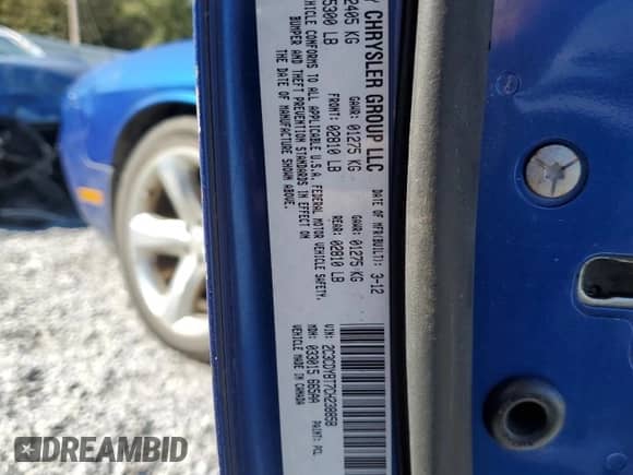 2012 Dodge Challenger R/T Plus z VIN 2C3CDYBT7CH238858, wystawiony jako Copart lot #82594205 z przebiegiem 269 716 mil mil oraz Czysty tytuł • Clean title. Historia ofert i sprzedaży dostępna na DreamBid. Obrazek 12.