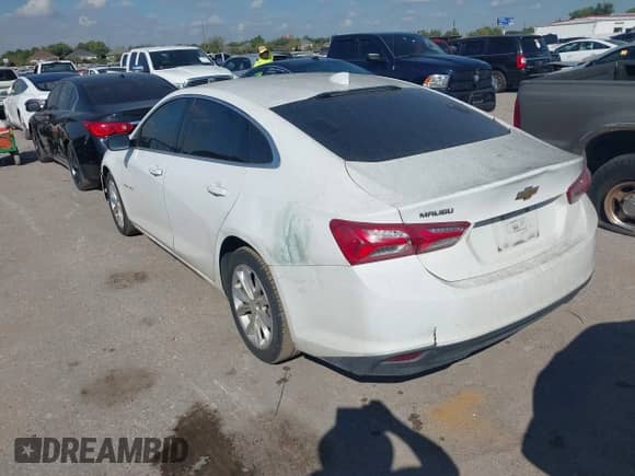 2019 Chevrolet Malibu LT with VIN 1G1ZD5ST0KF213782, listed as a IAAI auction lot 43385359 with 187,435 mi miles and . Bid and sale history available at DreamBid. Image 3.