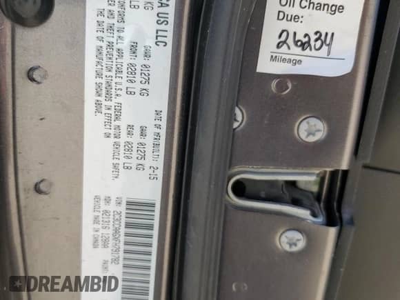 2015 Chrysler 300 Limited with VIN 2C3CCAAGXFH791782, listed as a Copart auction lot 71250075 with Not provided miles and Salvage title. Bid and sale history available at DreamBid. Image 13.