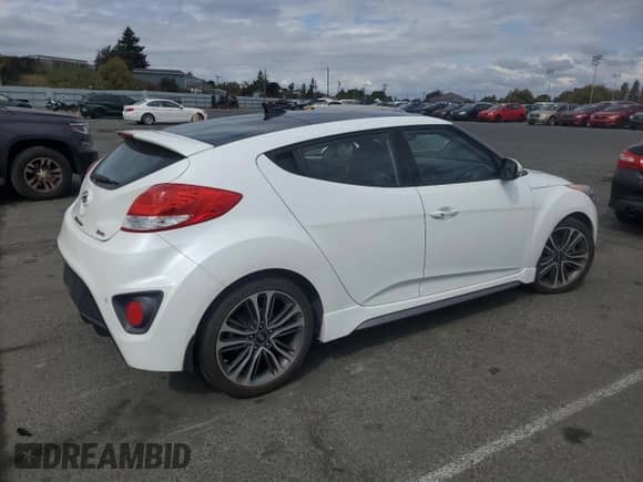 2016 Hyundai Veloster Turbo Rally Edition with VIN KMHTC6AE5GU300181, listed as a Copart auction lot 86185295 with 150,440 mi miles and Clean title. Bid and sale history available at DreamBid. Image 3.