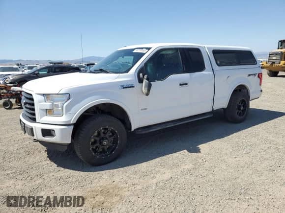 2016 Ford F-150 XLT with VIN 1FTFX1EG4GKF49765, listed as a Copart auction lot 54709385 with 126,054 mi miles and Salvage title. Bid and sale history available at DreamBid. Image 1.