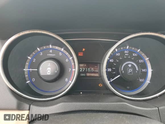 2011 Hyundai Sonata GLS with VIN 5NPEB4ACXBH211728, listed as a Copart auction lot 81836965 with 127,742 mi miles and Salvage title. Bid and sale history available at DreamBid. Image 9.