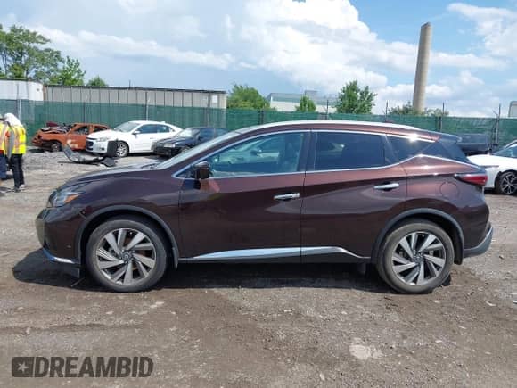 2020 Nissan Murano SL with VIN 5N1AZ2CS7LN132257, listed as a IAAI auction lot 42551938 with 9,718 mi miles and . Bid and sale history available at DreamBid. Image 13.