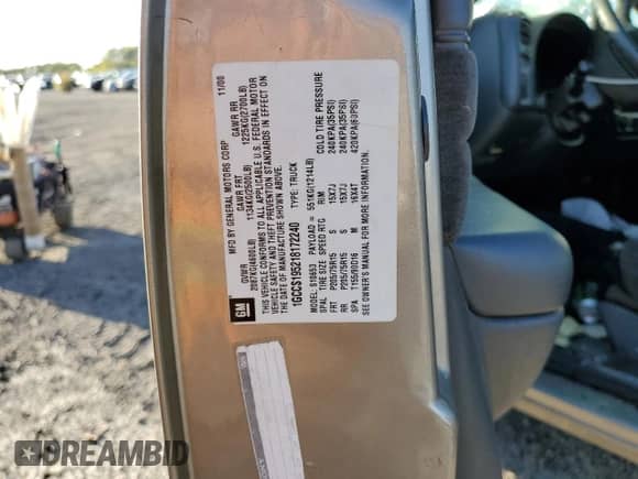 2001 Chevrolet S-10 LS Xtreme с VIN 1GCCS195218172240, выставлен на аукционе Copart как лот 81904105 с пробегом Не указан миль и Списание • Salvage title. История ставок и продаж доступна на DreamBid. Изображение 12.