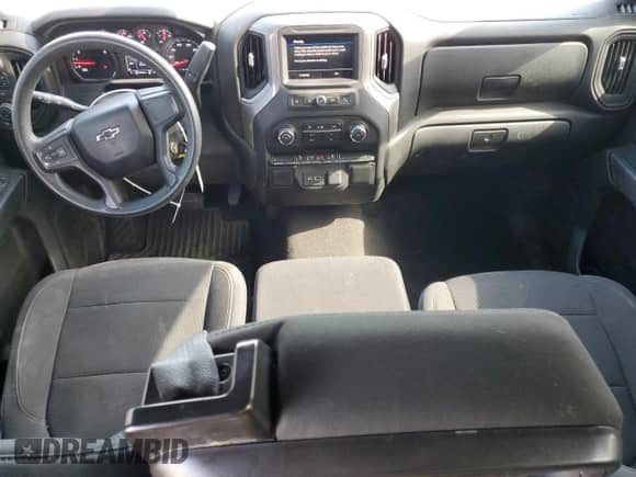 2021 Chevrolet Silverado 1500 Custom Trail Boss with VIN 1GCPYCEH3MZ440190, listed as a Copart auction lot 58587105 with 93,033 mi miles and Salvage title. Bid and sale history available at DreamBid. Image 8.