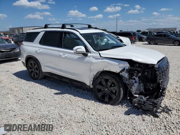 2023 Hyundai Palisade XRT с VIN KM8R34GE7PU556151, выставлен на аукционе Copart как лот 67518644 с пробегом 33 553 миль миль и Списание • Salvage title. История ставок и продаж доступна на DreamBid. Изображение 4.