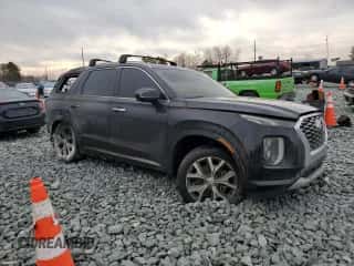 2022 Hyundai Palisade Limited z VIN KM8R54HE1NU404811, wystawiony jako Copart lot #46878975 z przebiegiem Nie podano mil oraz Szkoda całkowita • Salvage title. Historia ofert i sprzedaży dostępna na DreamBid. Obrazek 4.