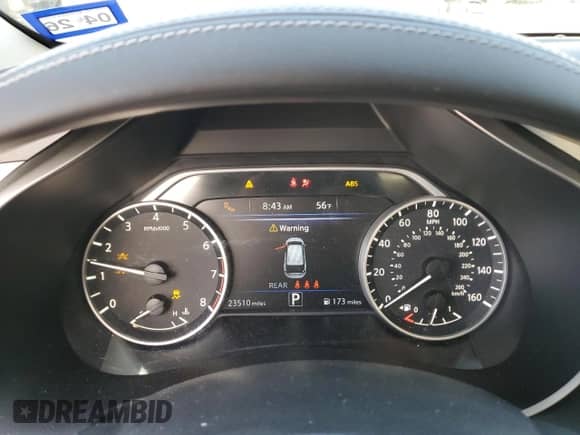 2024 Nissan Murano Platinum with VIN 5N1AZ2DJ4RC118536, listed as a Copart auction lot 83773304 with 23,510 mi miles and Salvage title. Bid and sale history available at DreamBid. Image 9.