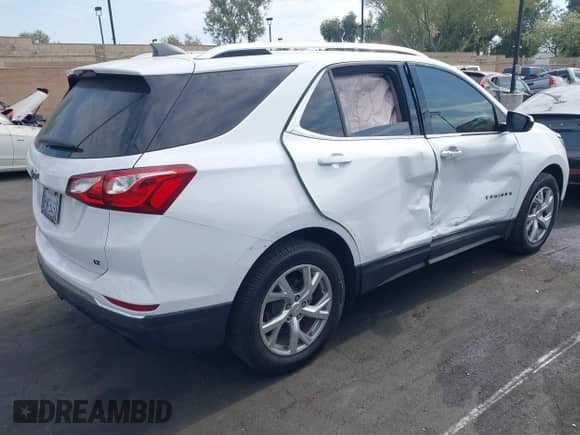 2020 Chevrolet Equinox LT с VIN 2GNAXLEX7L6175663, выставлен на аукционе IAAI как лот 42747156 с пробегом 60 998 миль миль и . История ставок и продаж доступна на DreamBid. Изображение 4.