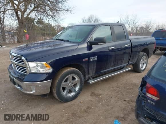 2018 Ram 1500 Big Horn with VIN 1C6RR7GT6JS296208, listed as a IAAI auction lot 41546701 with 47,643 mi miles and . Bid and sale history available at DreamBid. Image 2.