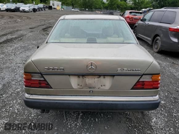 1991 Mercedes-Benz 300 z VIN WDBEB28D1MB384771, wystawiony jako Copart lot #58831195 z przebiegiem 229 641 mil mil oraz Szkoda całkowita • Salvage title. Historia ofert i sprzedaży dostępna na DreamBid. Obrazek 6.