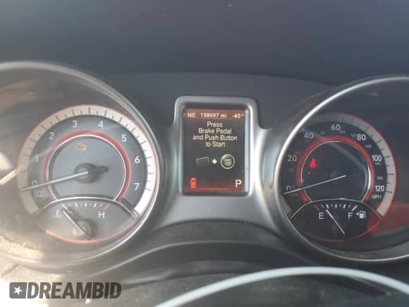 2017 Dodge Journey Crossroad Plus with VIN 3C4PDDGG3HT583191, listed as a Copart auction lot 80163895 with 138,697 mi miles and Clean title. Bid and sale history available at DreamBid. Image 9.