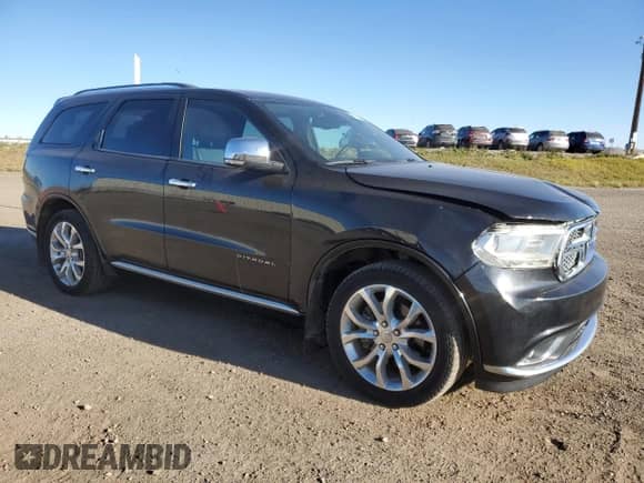 2016 Dodge Durango Citadel Anodized Platinum with VIN 1C4SDJET7GC315540, listed as a Copart auction lot 86078325 with 190,043 mi miles and Salvage title. Bid and sale history available at DreamBid. Image 4.