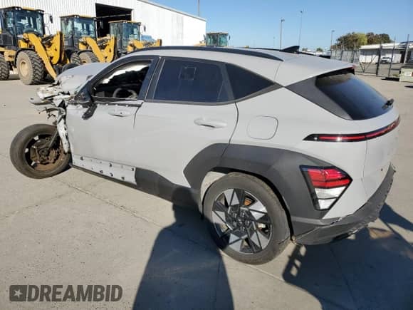 2024 Hyundai Kona SEL with VIN KM8HB3AB9RU095299, listed as a Copart auction lot 87084075 with Not provided miles and Clean title. Bid and sale history available at DreamBid. Image 2.