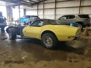 1968 Chevrolet Corvette с VIN 194678S402455, выставлен на аукционе Copart как лот 60892755 с пробегом 70 881 миль миль и Списание • Salvage title. История ставок и продаж доступна на DreamBid. Изображение 2.