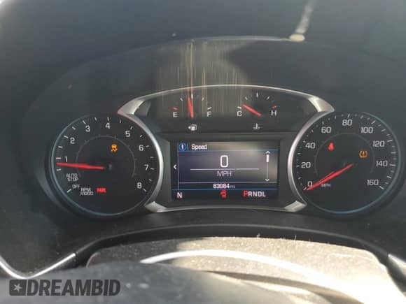 2022 Chevrolet Equinox LT with VIN 3GNAXKEV0NL101167, listed as a Copart auction lot 69428315 with 83,984 mi miles and Salvage title. Bid and sale history available at DreamBid. Image 9.