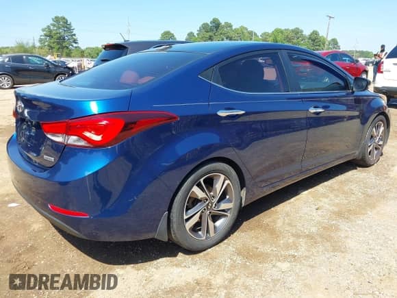 2016 Hyundai Elantra SE with VIN 5NPDH4AE1GH672898, listed as a IAAI auction lot 41995324 with 103,232 mi miles and . Bid and sale history available at DreamBid. Image 4.