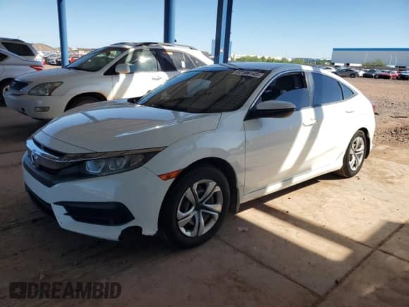 2016 Honda Civic LX with VIN 19XFC2F59GE098396, listed as a Copart auction lot 82196145 with 119,918 mi miles and Salvage title. Bid and sale history available at DreamBid. Image 1.