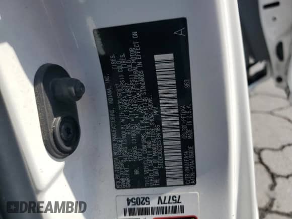 2012 Toyota Sienna with VIN 5TDZK3DC2CS184186, listed as a Copart auction lot 71013535 with 172,772 mi miles and Salvage title. Bid and sale history available at DreamBid. Image 13.