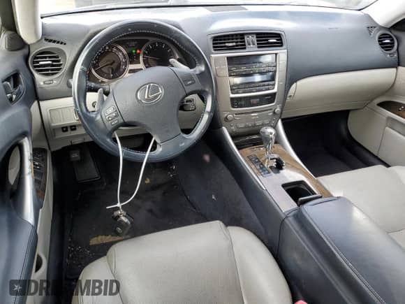 2009 Lexus IS 250 with VIN JTHBK262095090109, listed as a Copart auction lot 51097455 with 94,682 mi miles and Clean title. Bid and sale history available at DreamBid. Image 8.