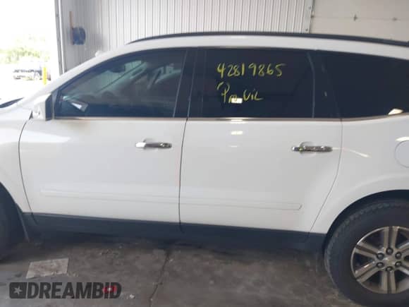 2017 Chevrolet Traverse LT with VIN 1GNKRHKD0HJ193714, listed as a IAAI auction lot 42819865 with 113,979 mi miles and . Bid and sale history available at DreamBid. Image 14.