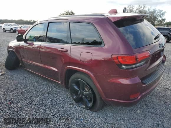 2017 Jeep Grand Cherokee Altitude z VIN 1C4RJEAG6HC756858, wystawiony jako Copart lot #80956635 z przebiegiem 128 079 mil mil oraz Szkoda całkowita • Salvage title. Historia ofert i sprzedaży dostępna na DreamBid. Obrazek 2.