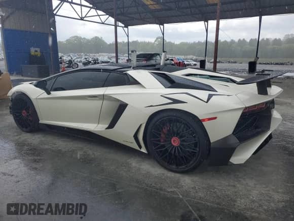 2017 Lamborghini Aventador with VIN ZHWUT3ZD0HLA06241, listed as a Copart auction lot 51730695 with 13,633 mi miles and Salvage title. Bid and sale history available at DreamBid. Image 2.