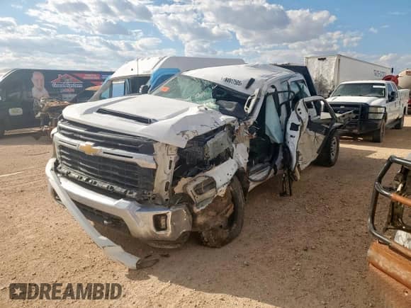 2024 Chevrolet Silverado 2500HD with VIN 1GB4YNEY3RF153220, listed as a Copart auction lot 84917505 with Not provided miles and Salvage title. Bid and sale history available at DreamBid. Image 1.