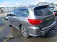 2017 Nissan Pathfinder S with VIN 5N1DR2MMXHC602961, listed as a IAAI auction lot 43040179 with 129,615 mi miles and . Bid and sale history available at DreamBid. Image 3.